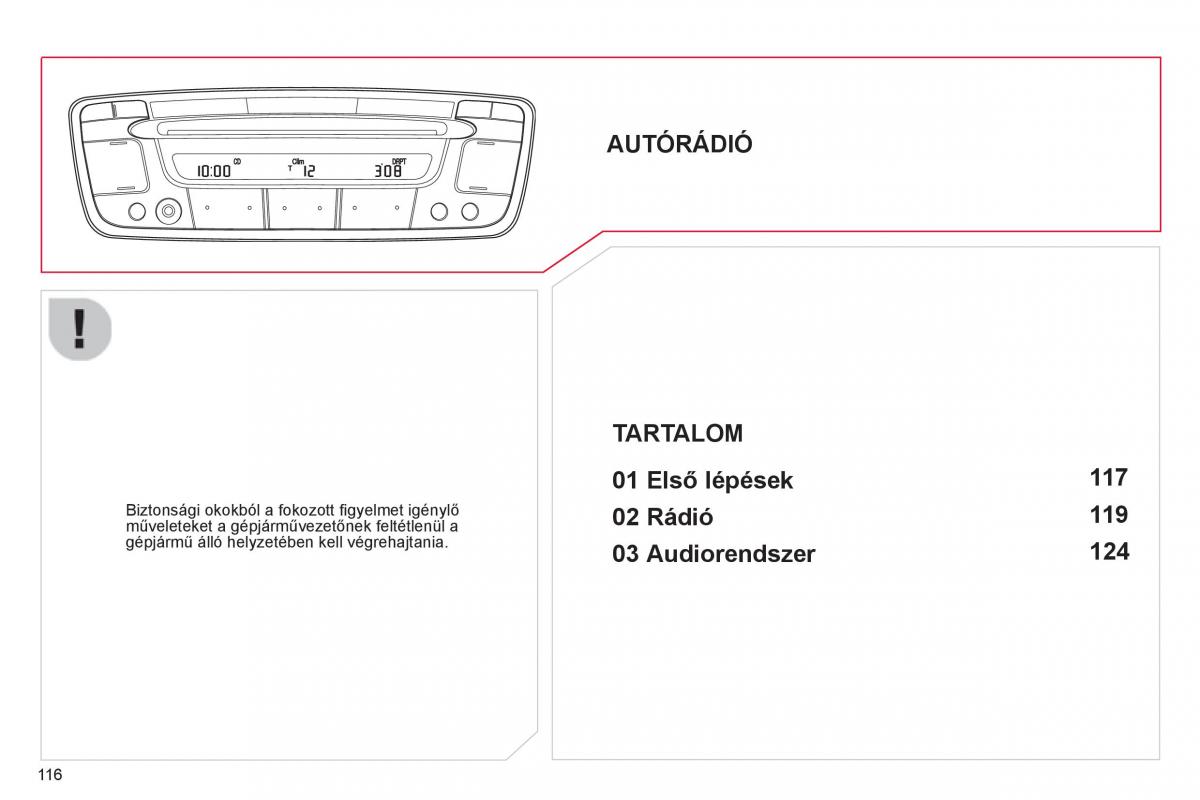 Citroen C1 I 1 Kezelesi utmutato / page 118
