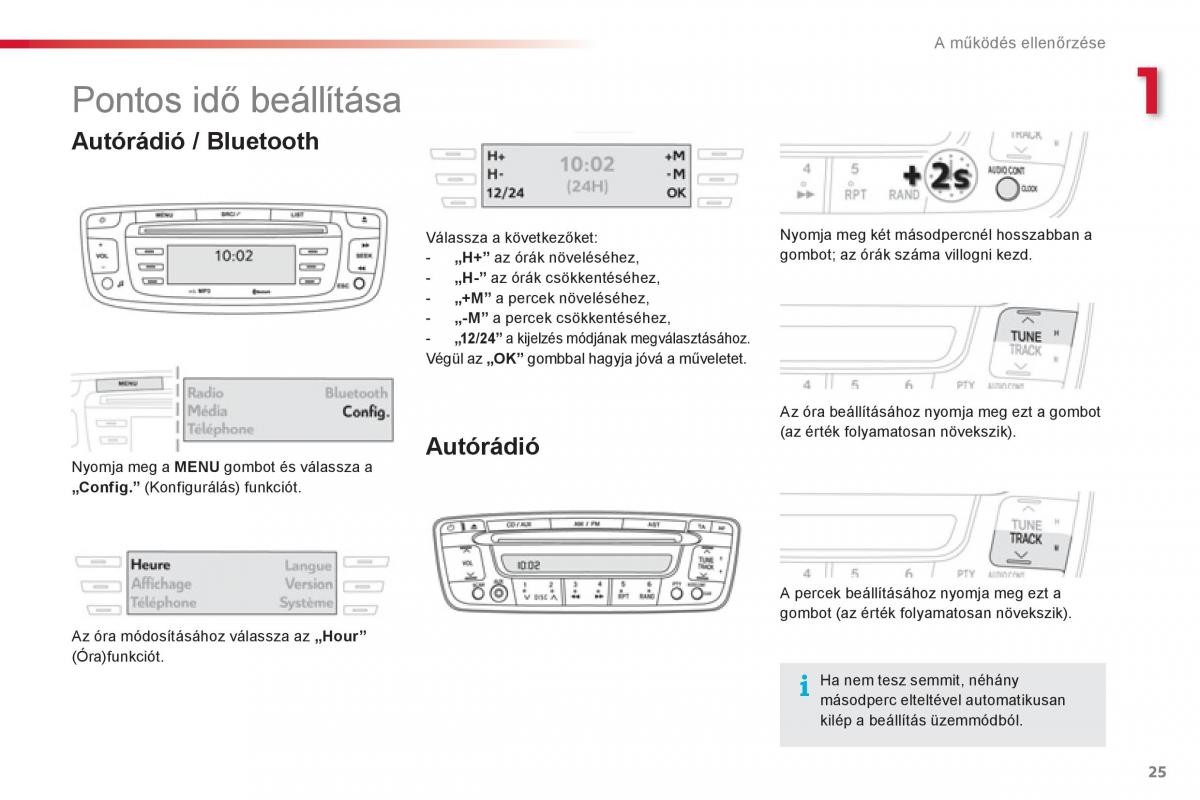 Citroen C1 I 1 Kezelesi utmutato / page 27