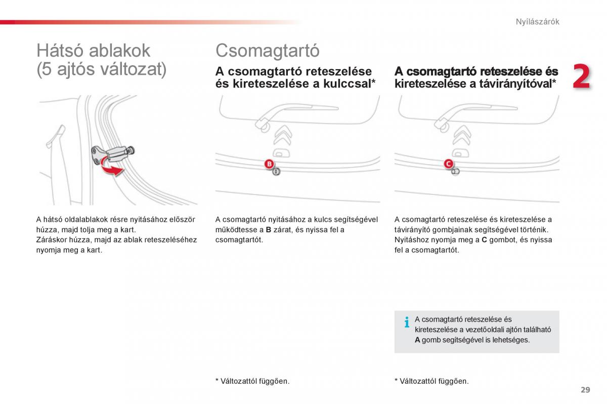 Citroen C1 I 1 Kezelesi utmutato / page 31