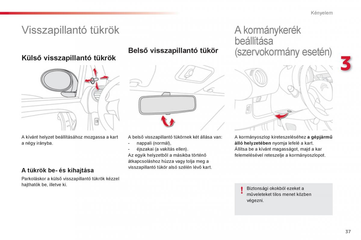 Citroen C1 I 1 Kezelesi utmutato / page 39