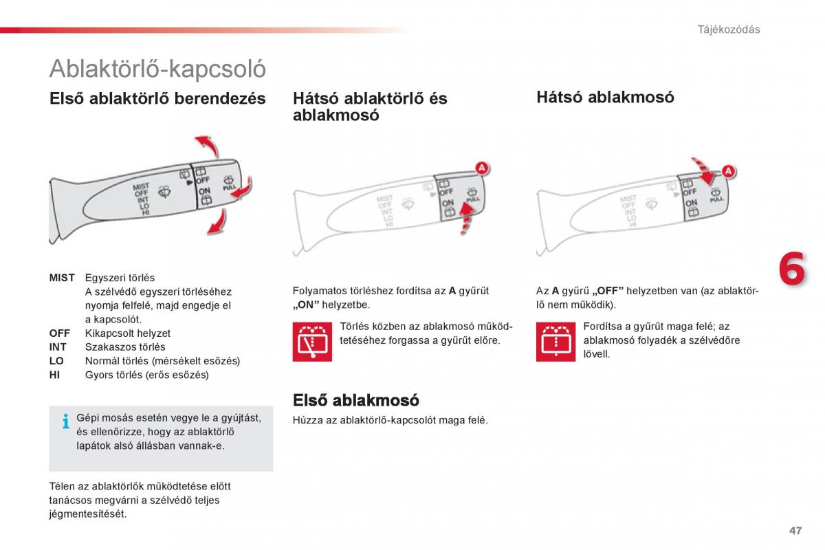 Citroen C1 I 1 Kezelesi utmutato / page 49