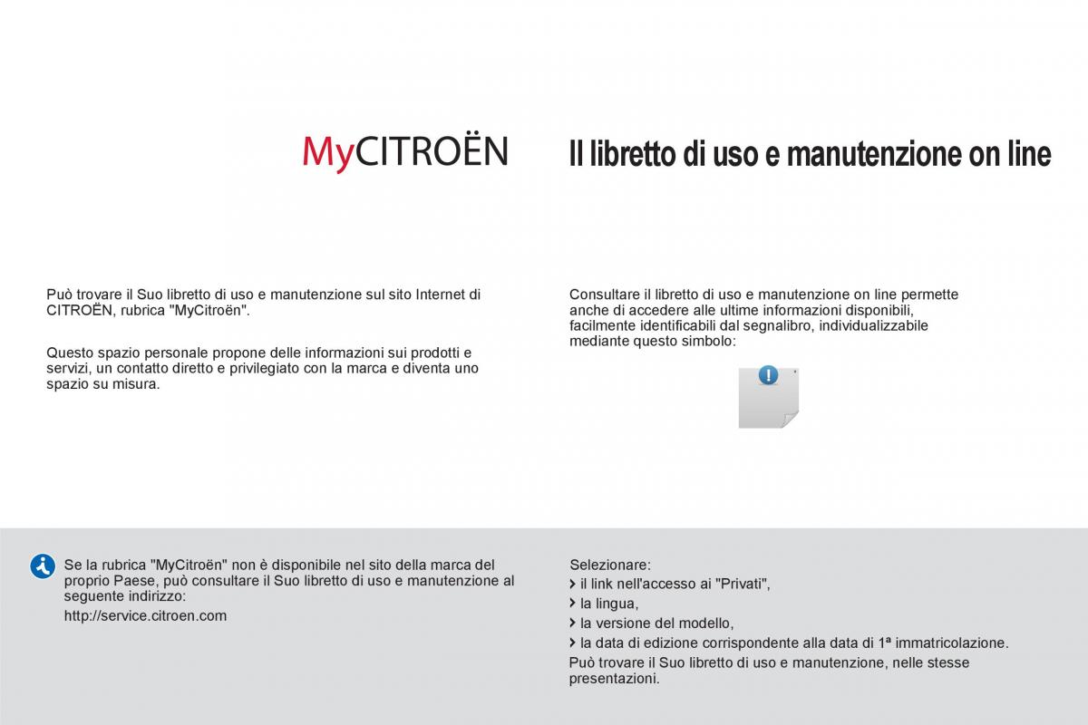 Citroen C1 I 1 manuale del proprietario / page 2