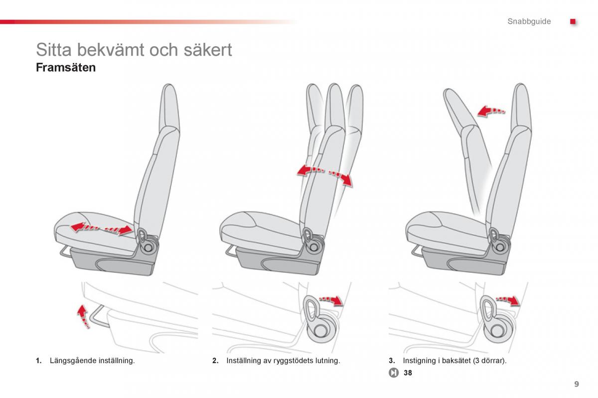 Citroen C1 I 1 instruktionsbok / page 11