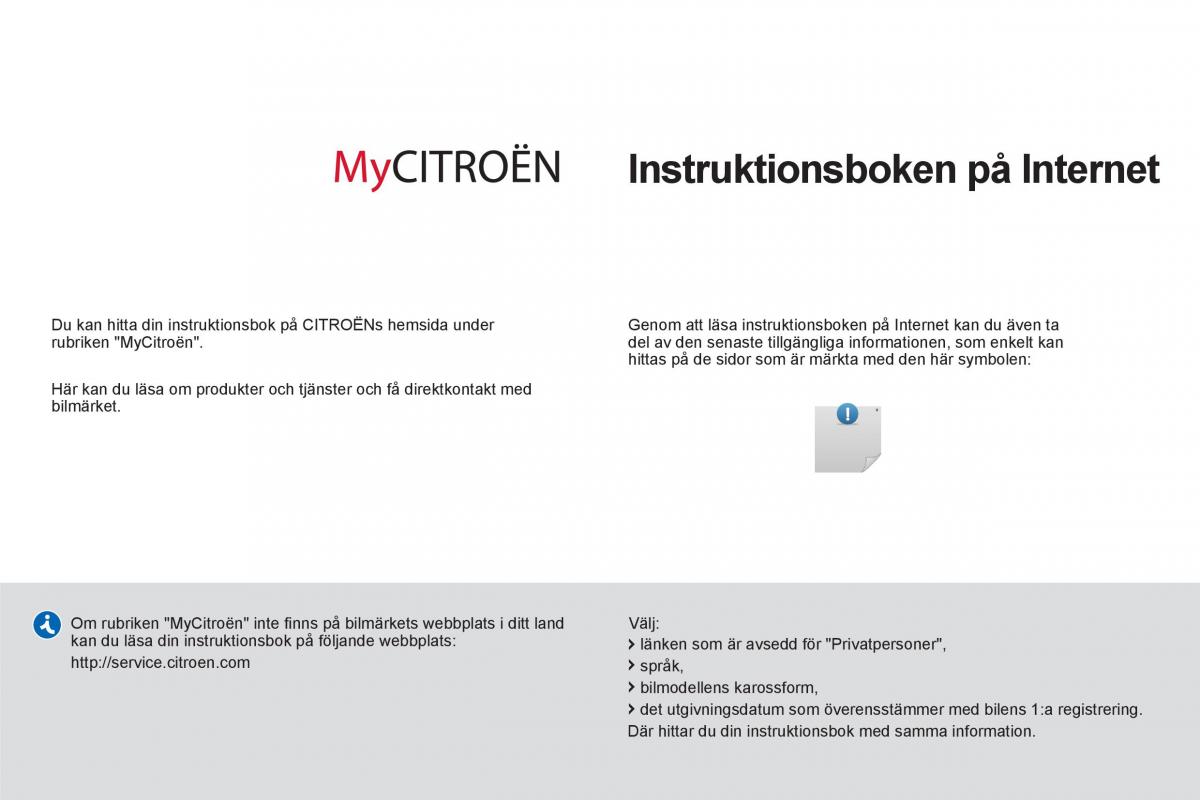 Citroen C1 I 1 instruktionsbok / page 2