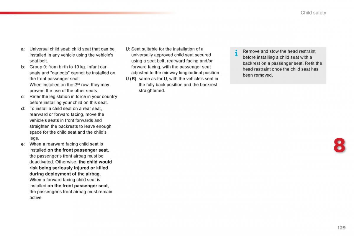 Citroen C1 II 2 owners manual / page 131