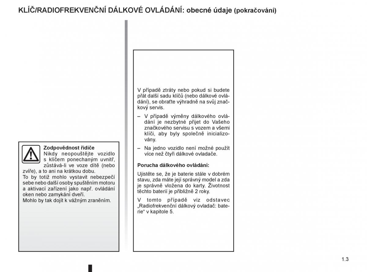 Renault Modus navod k obsludze / page 9