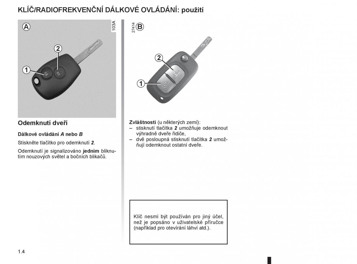 Renault Modus navod k obsludze / page 10