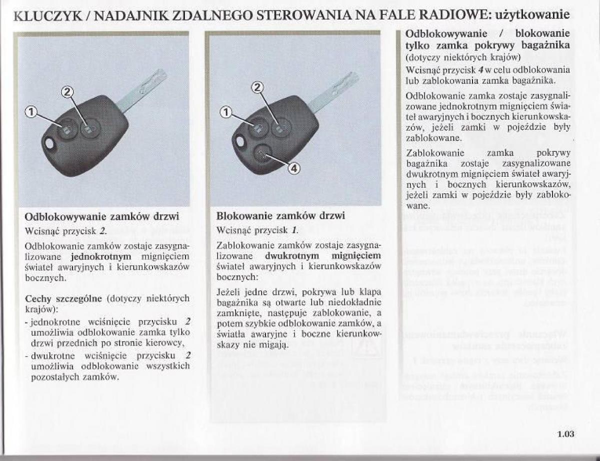 Renault Modus instrukcja obslugi / page 10