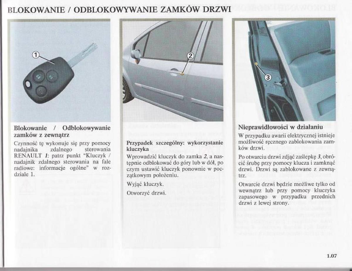 Renault Modus instrukcja obslugi / page 14