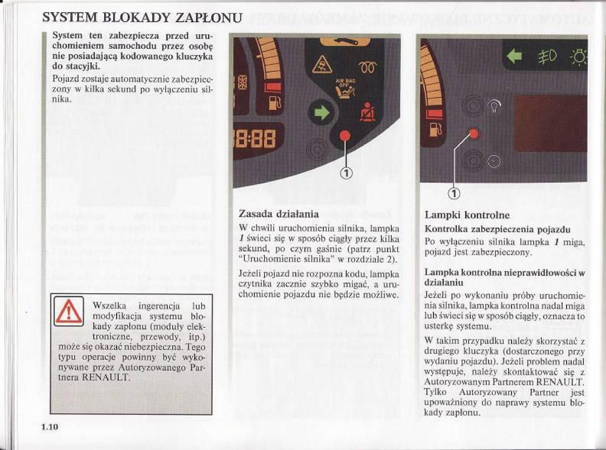 Renault Modus instrukcja obslugi / page 17