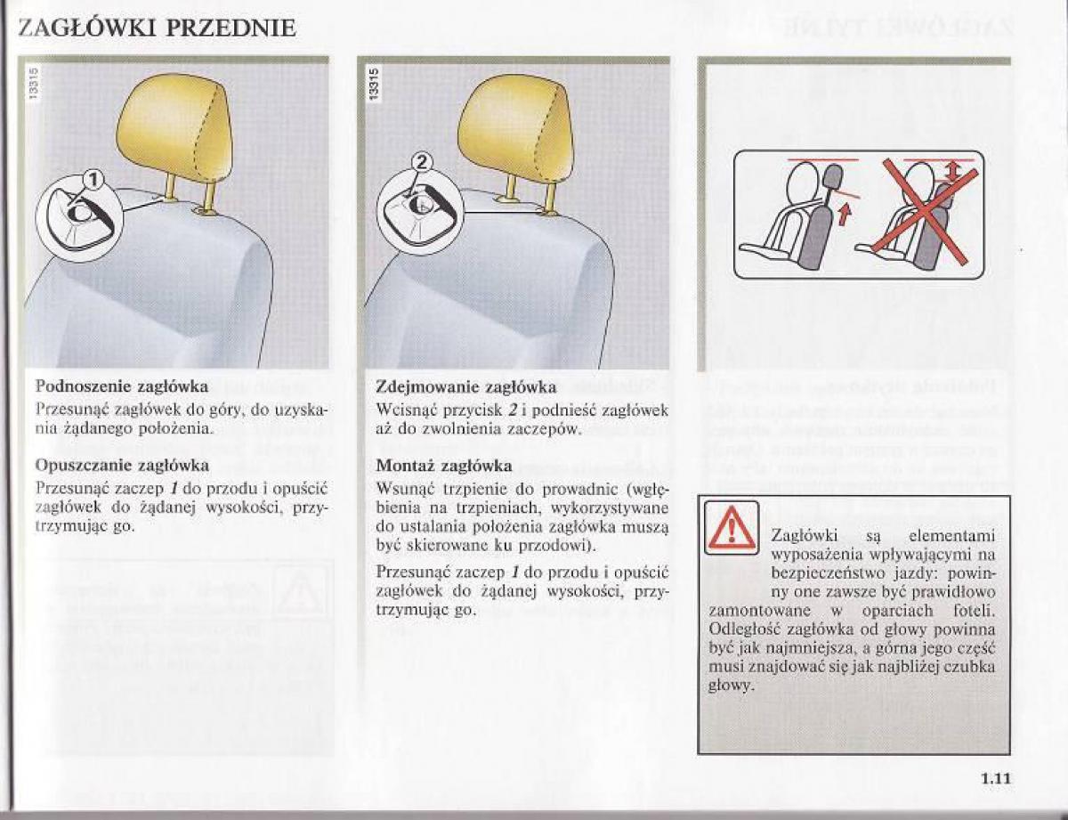 Renault Modus instrukcja obslugi / page 18