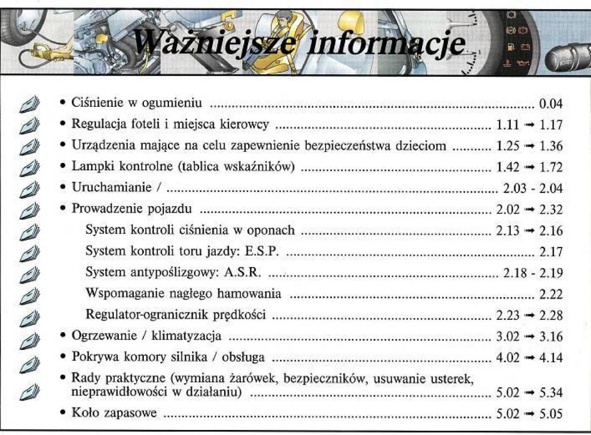 Renault Modus instrukcja obslugi / page 4