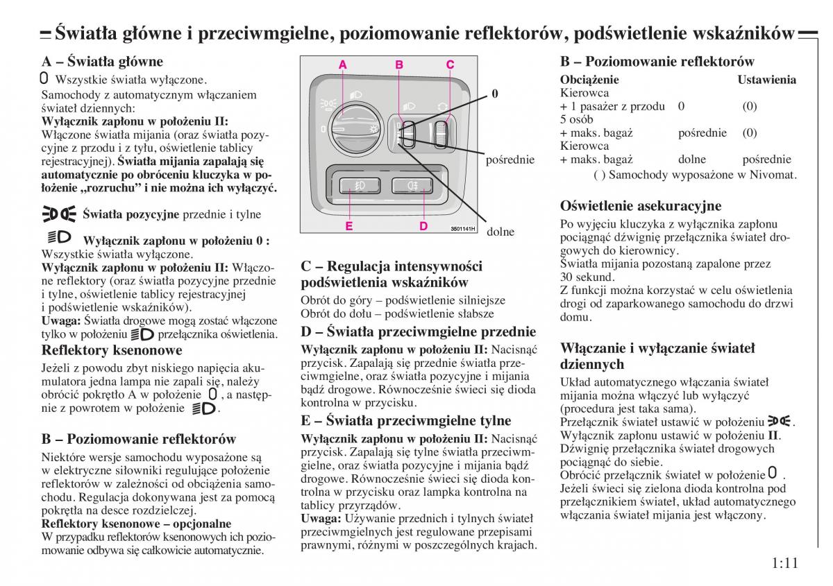 instrukcja obsługi Volvo V40 Volvo V40 instrukcja obslugi / page 15