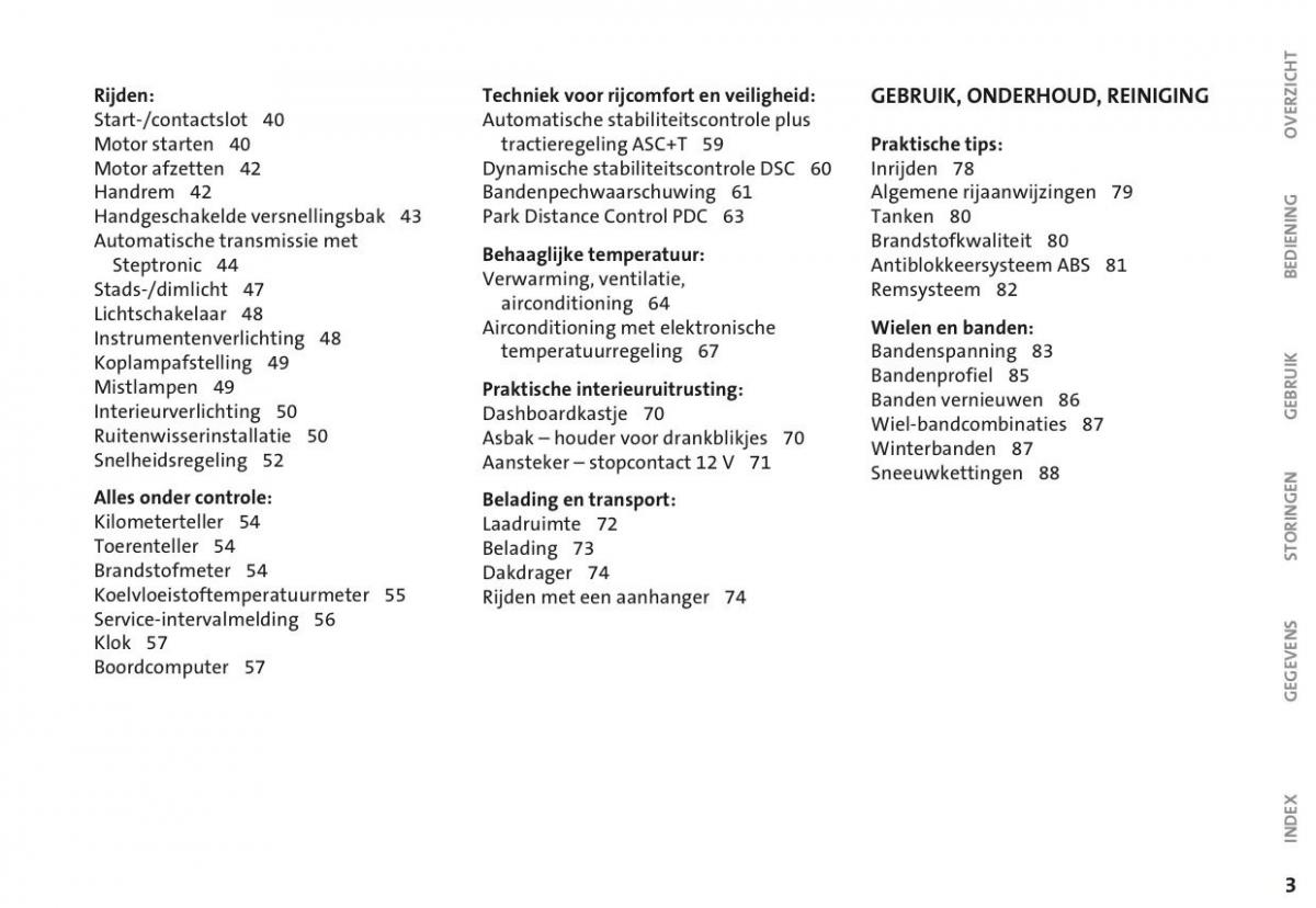 manual  Mini Cooper One I 1 handleiding / page 6