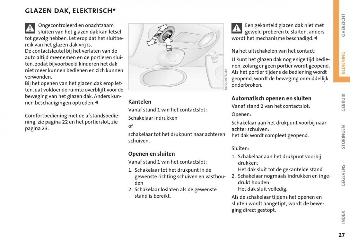 Mini Cooper One I 1 handleiding / page 30