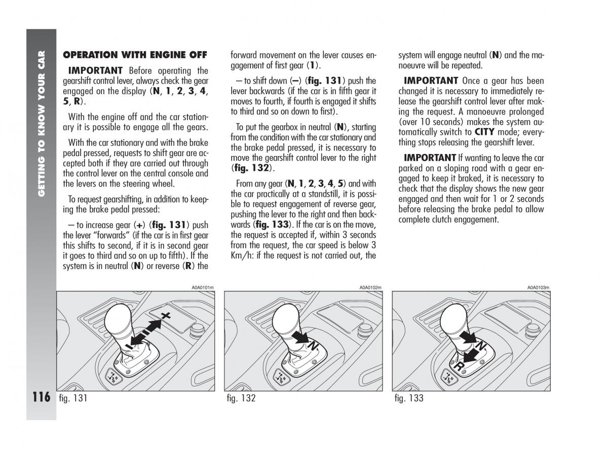 instrukcja obsługi Alfa Romeo 147 Alfa Romeo 147 owners manual / page 117