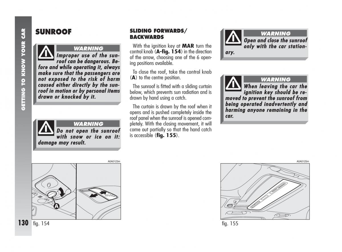instrukcja obsługi Alfa Romeo 147 Alfa Romeo 147 owners manual / page 131