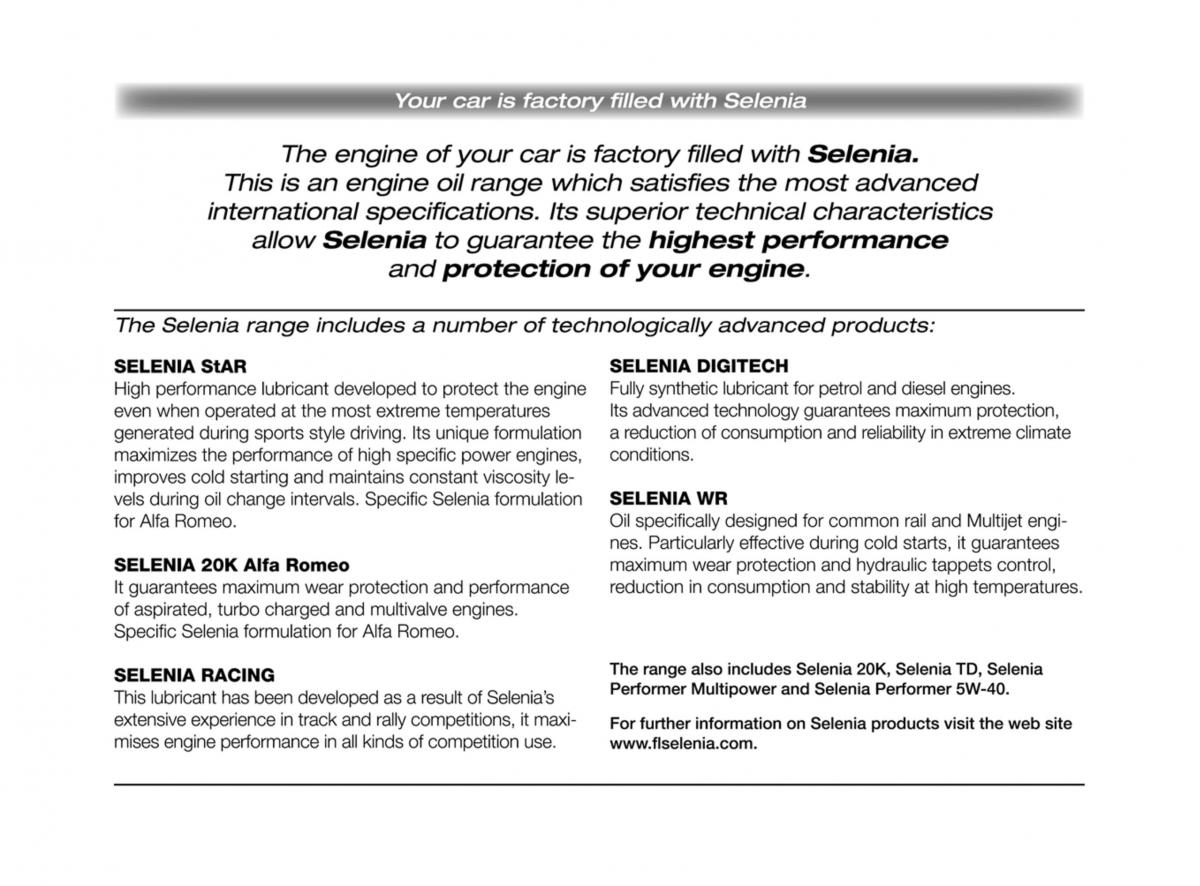 Alfa Romeo 147 owners manual / page 284