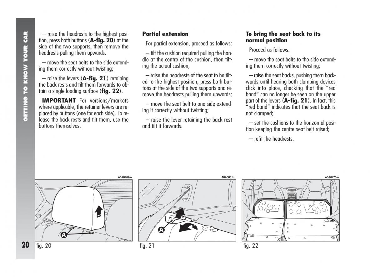 manual  Alfa Romeo 147 GTA owners manual / page 21