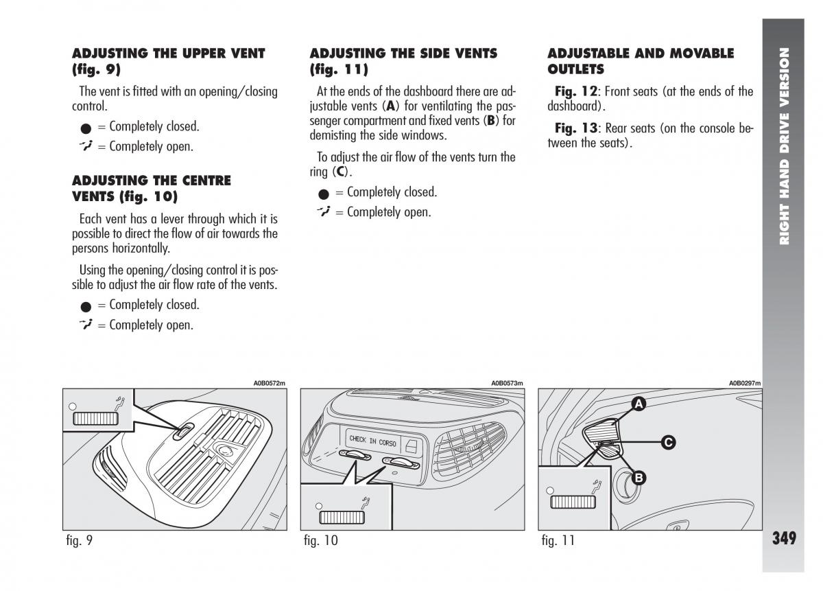 manual  Alfa Romeo 156 owners manual / page 350