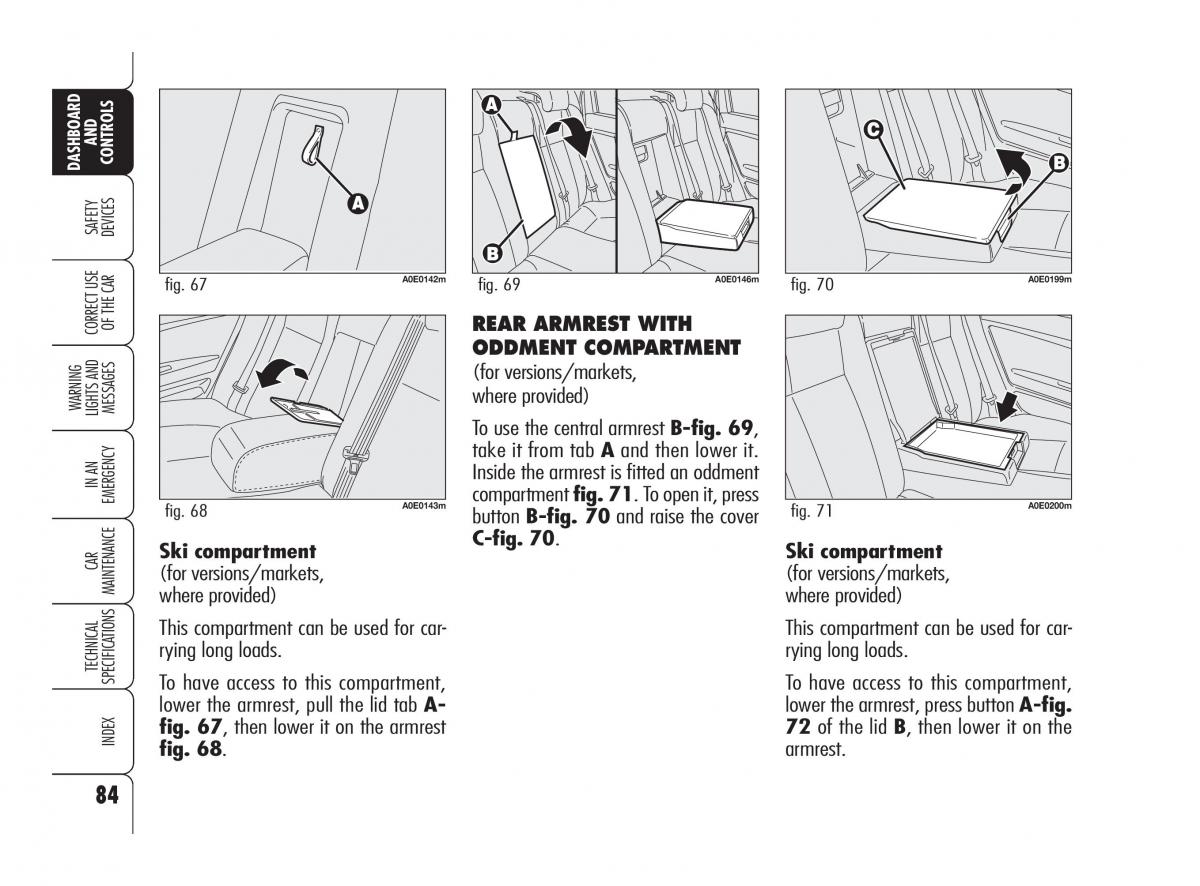 Alfa Romeo 159 owners manual / page 85