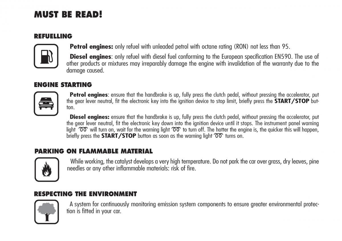 Alfa Romeo Brara Spider owners manual / page 3