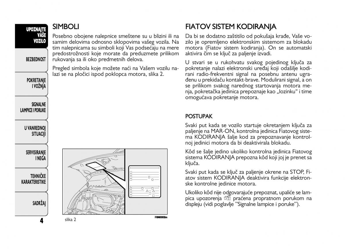 Fiat Ducato III 3 vlasnicko uputstvo / page 8