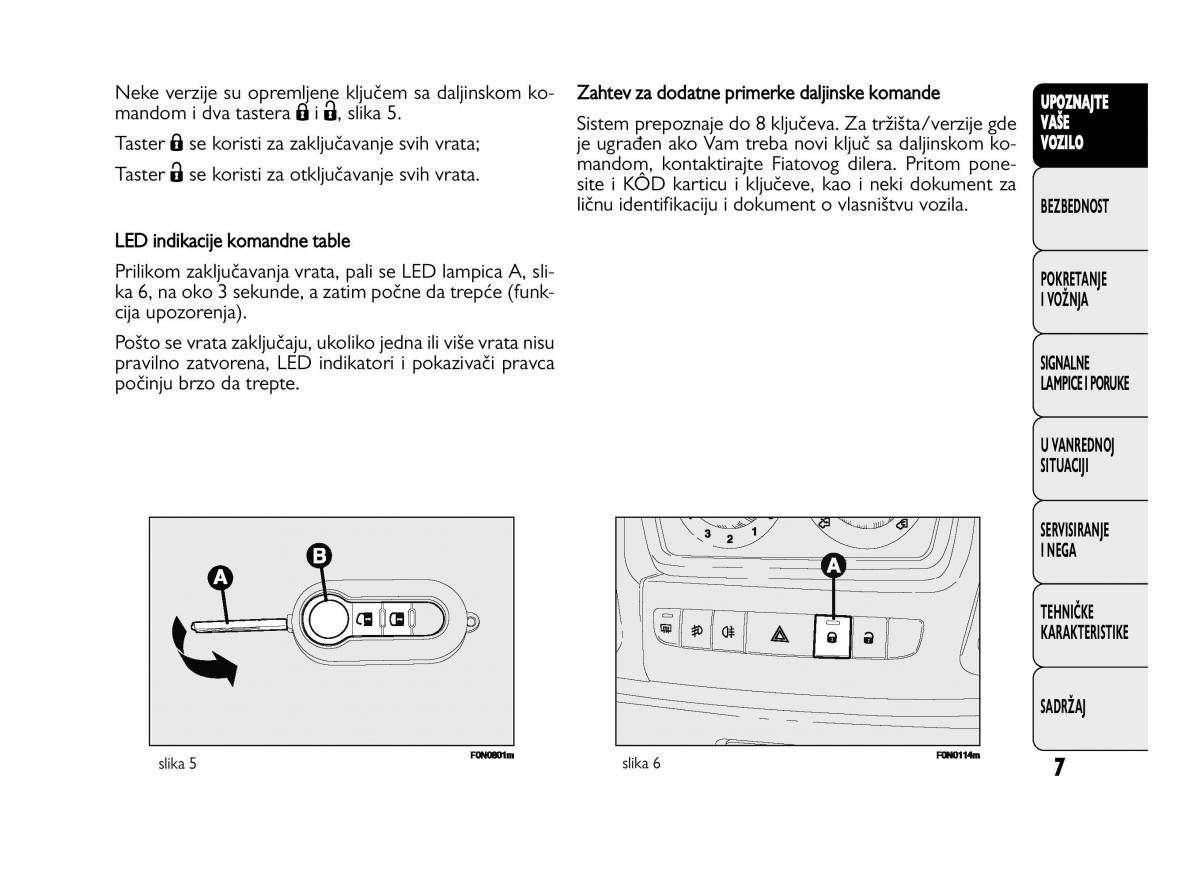 Fiat Ducato III 3 vlasnicko uputstvo / page 11