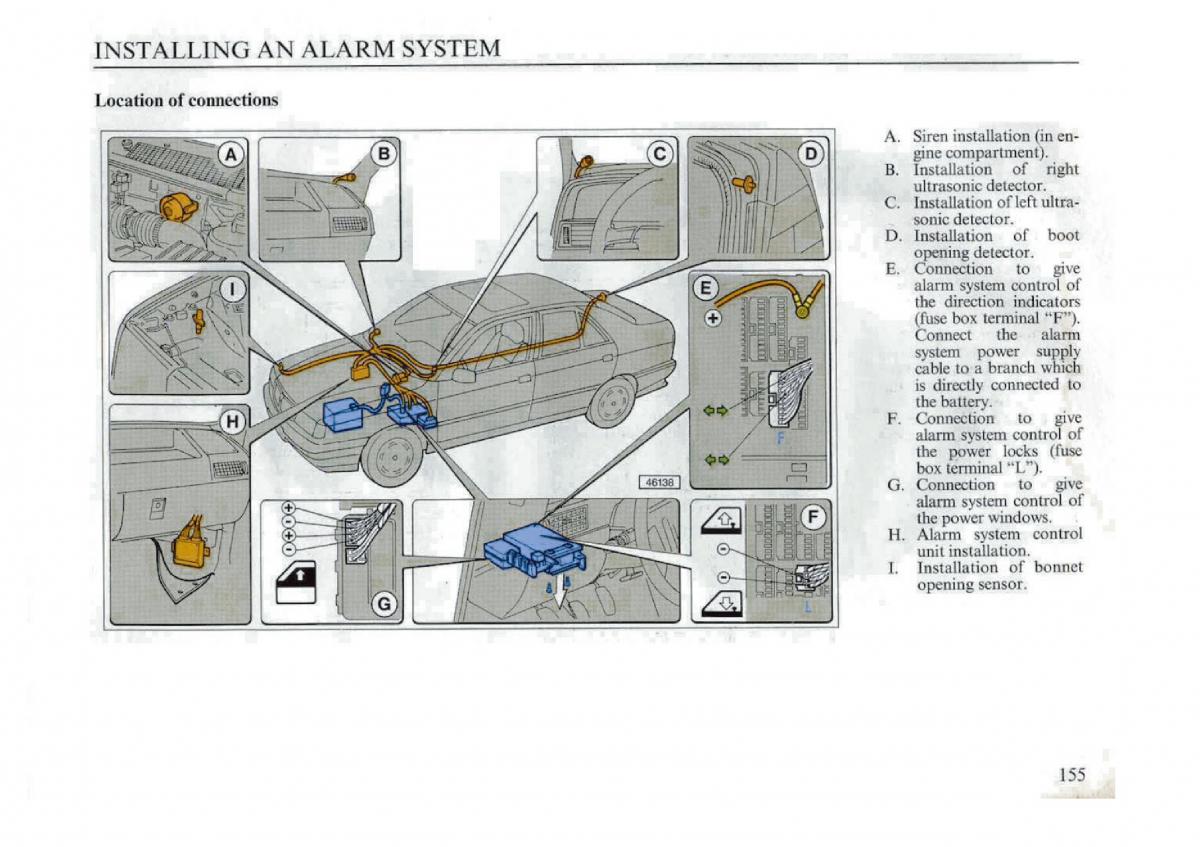 Lancia Dedra owners manual / page 157