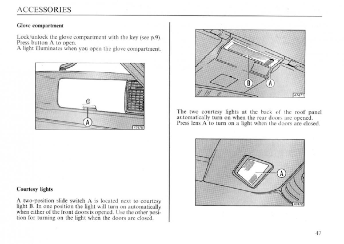 Lancia Delta I 1 owners manual / page 48