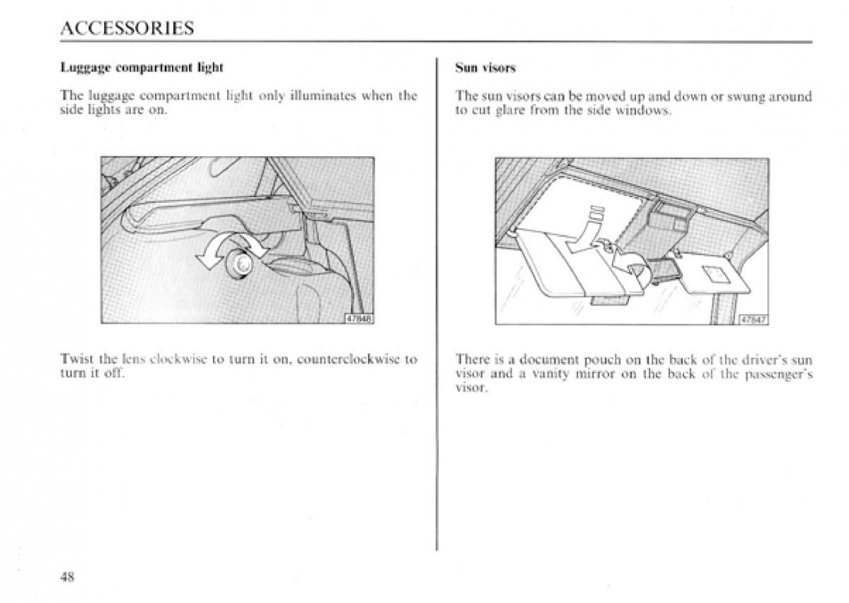 Lancia Delta I 1 owners manual / page 49