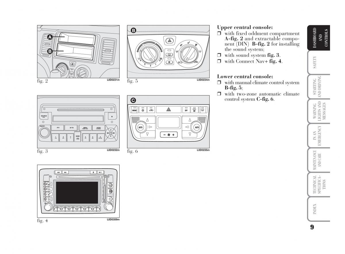 manual  Lancia Musa owners manual / page 10