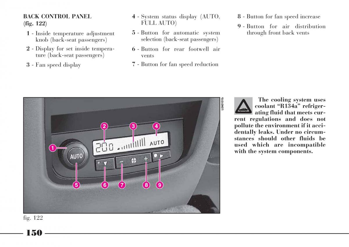 instrukcja obsługi Lancia Thesis Lancia Thesis owners manual / page 151