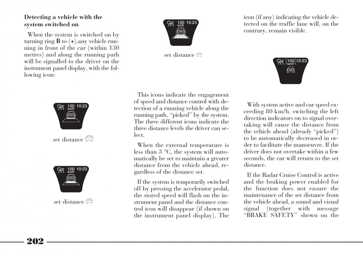 instrukcja obsługi Lancia Thesis Lancia Thesis owners manual / page 203