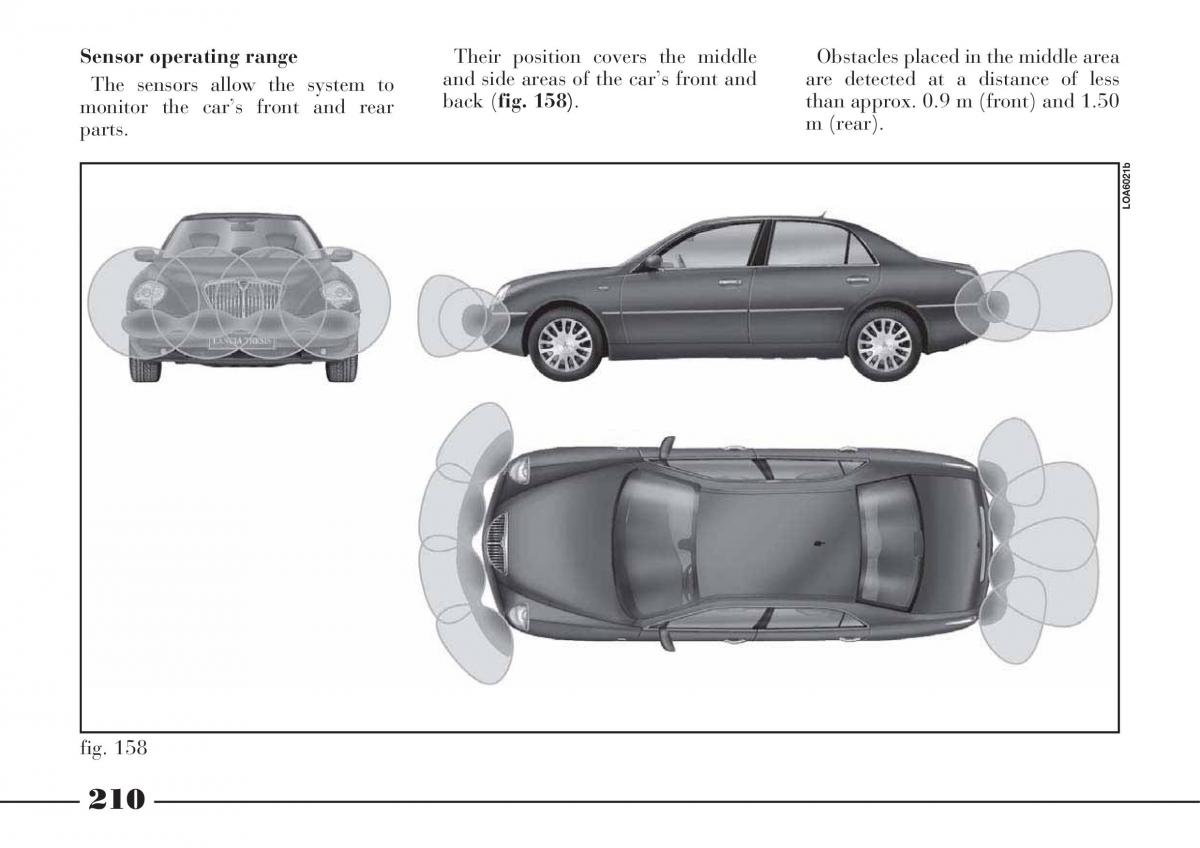 instrukcja obsługi Lancia Thesis Lancia Thesis owners manual / page 211
