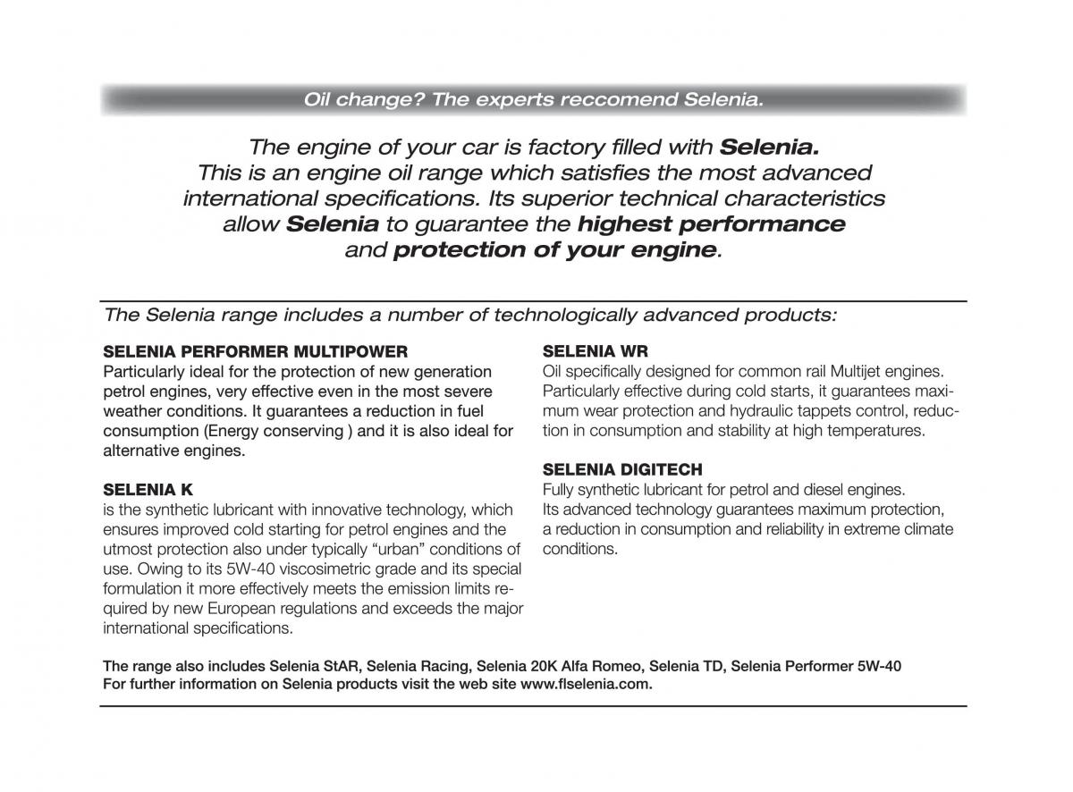 Lancia Ypsilon owners manual / page 220