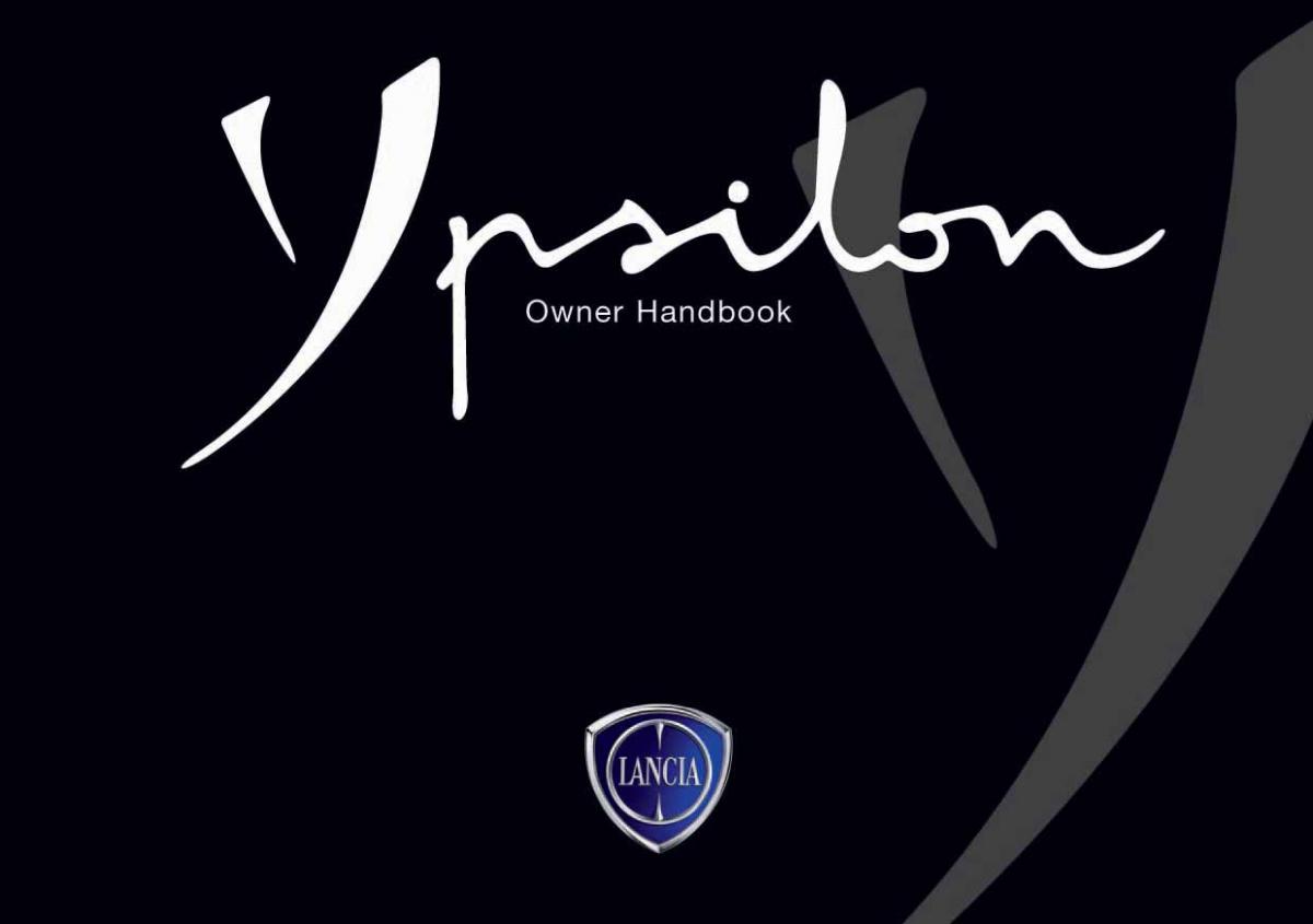 Lancia Ypsilon owners manual / page 1
