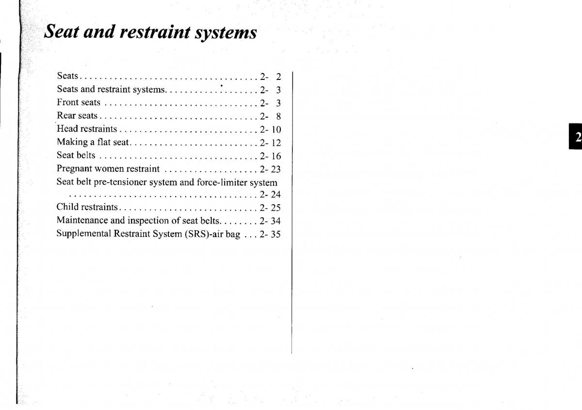 Mitsubishi Outlander I 1 owners manual / page 24