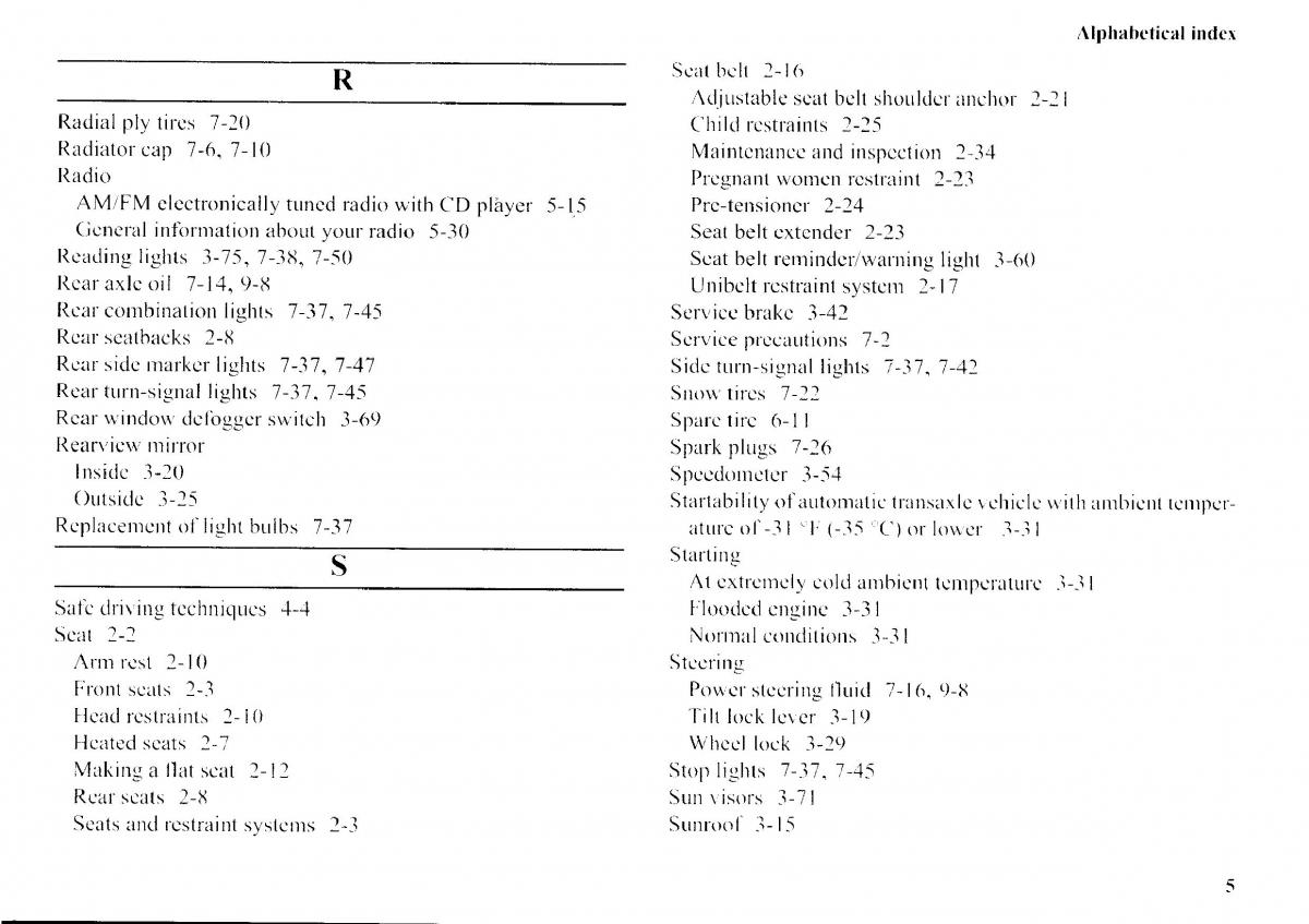 Mitsubishi Outlander I 1 owners manual / page 308