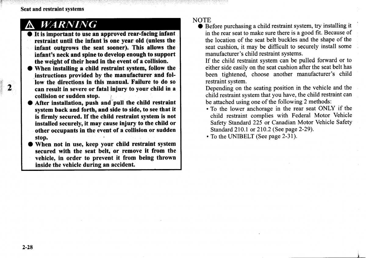 Mitsubishi Outlander I 1 owners manual / page 52