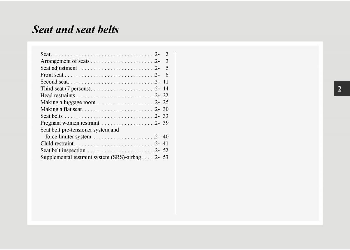 Mitsubishi Outlander II 2 owners manual / page 79