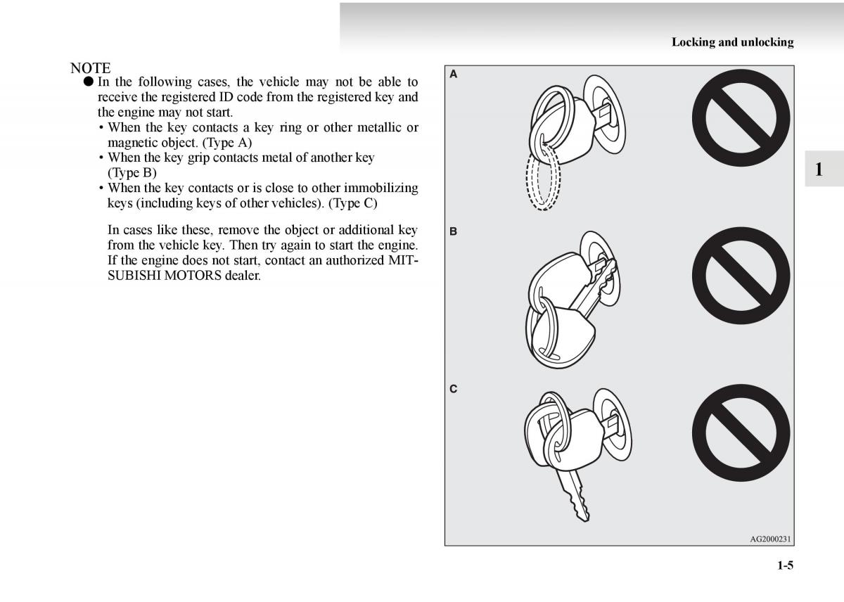 Mitsubishi Outlander II 2 owners manual / page 25