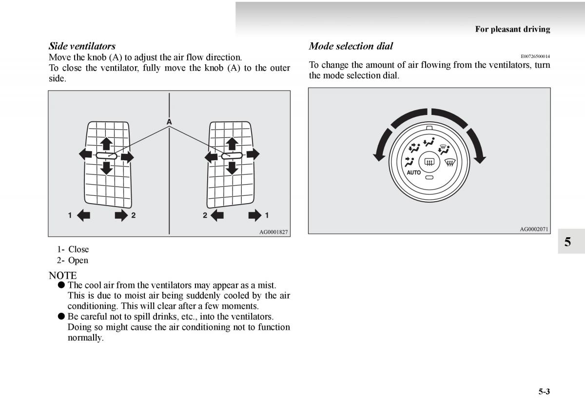 Mitsubishi Outlander II 2 owners manual / page 283