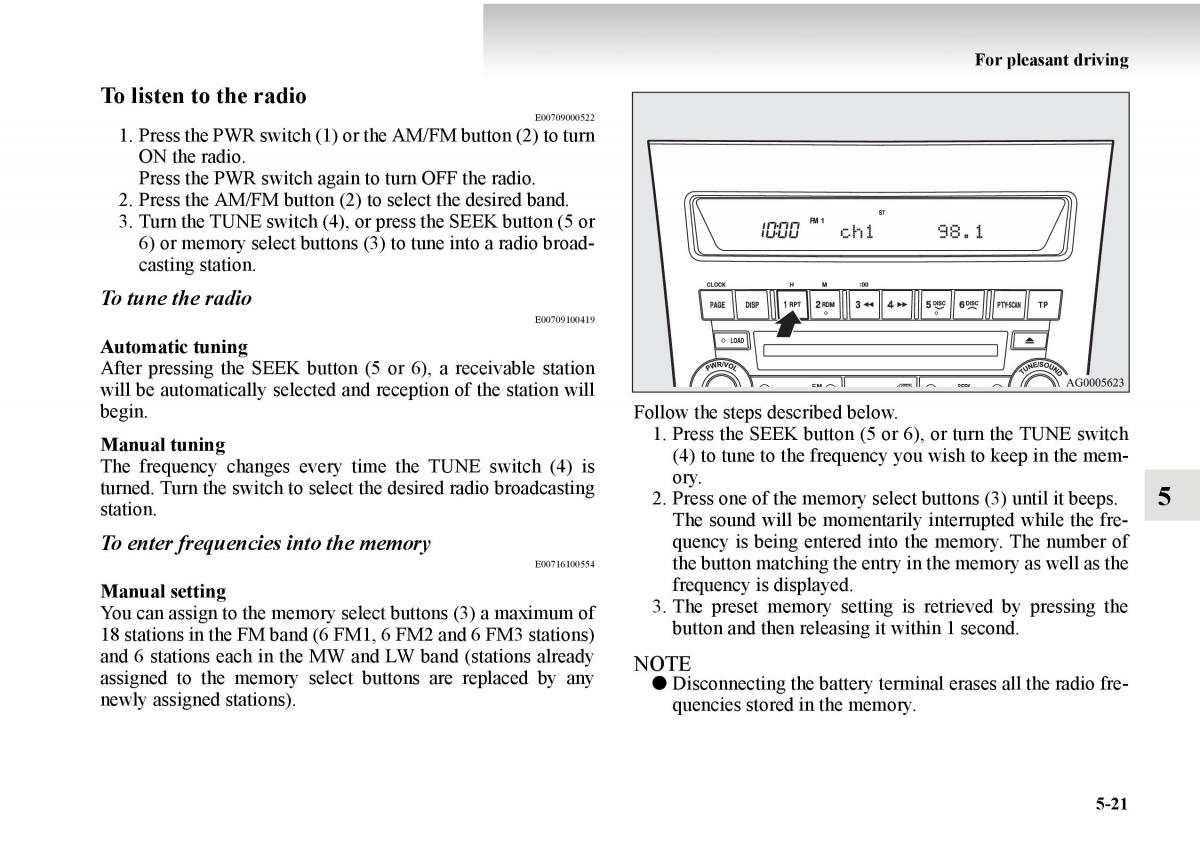 Mitsubishi Outlander II 2 owners manual / page 301