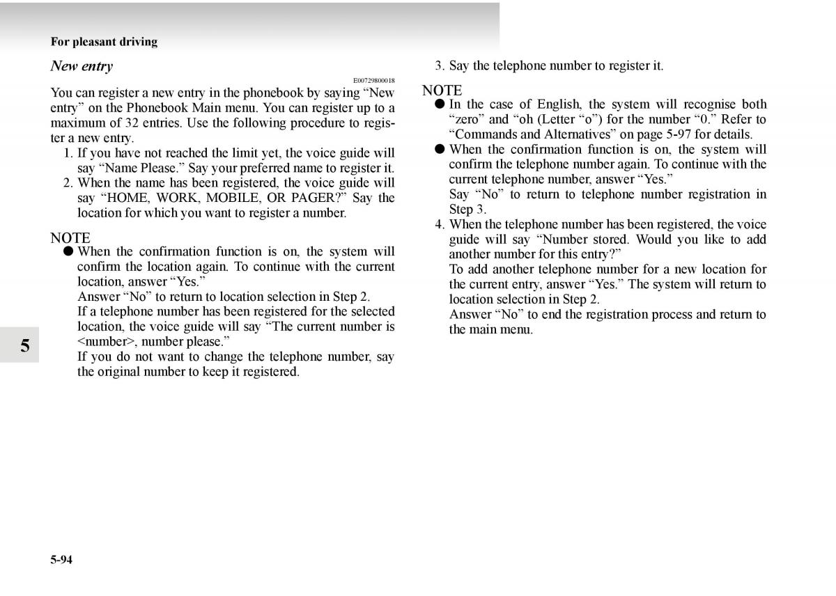 Mitsubishi Outlander II 2 owners manual / page 374