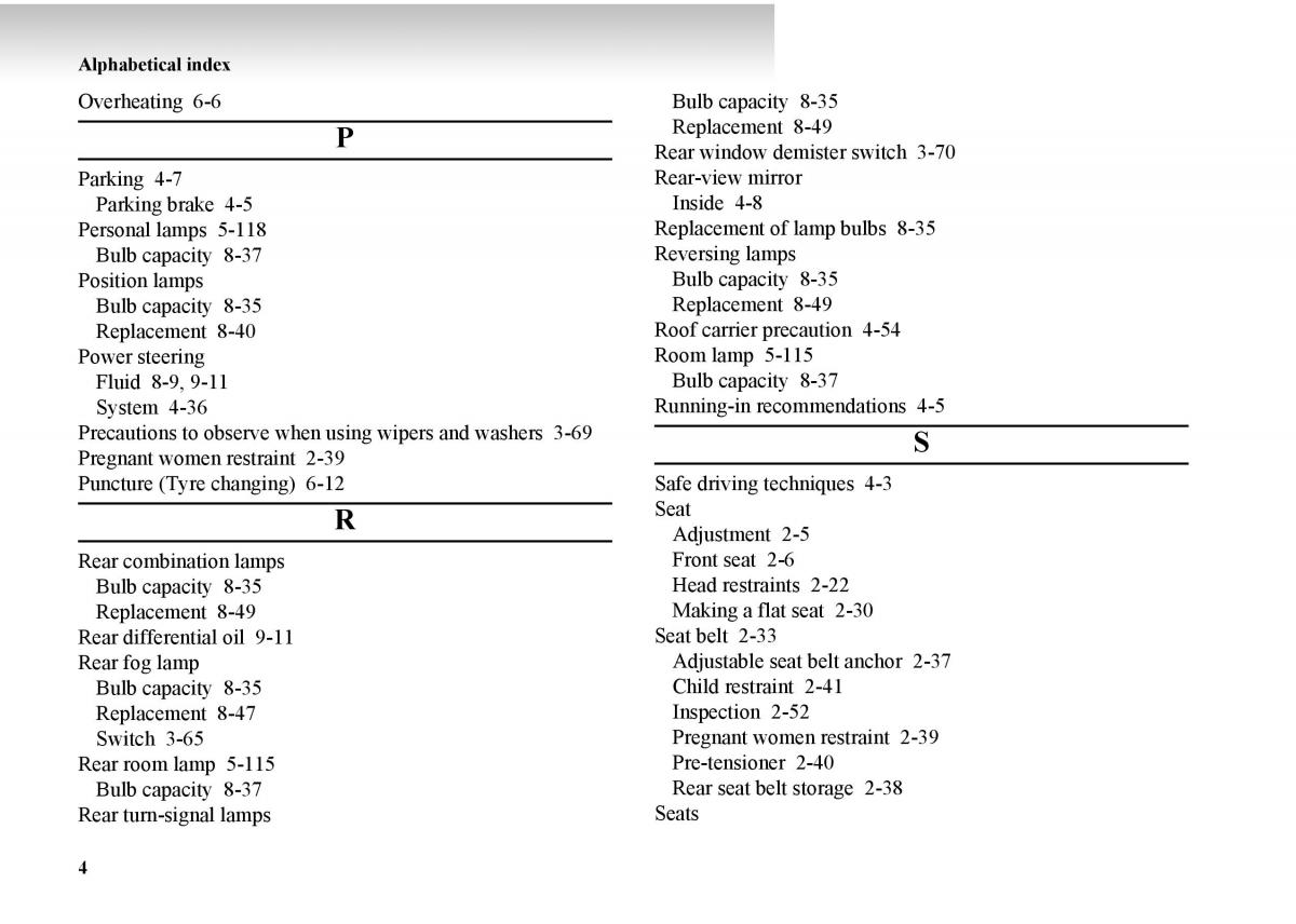 Mitsubishi Outlander II 2 owners manual / page 534