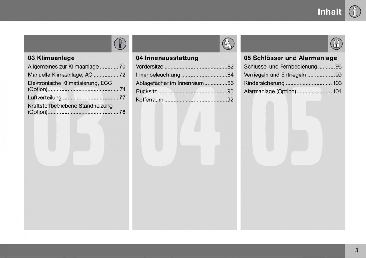 Volvo S60 I 1 Handbuch / page 4