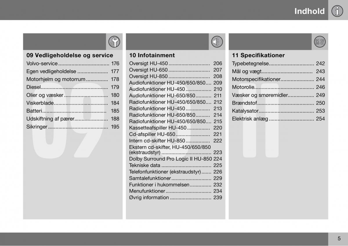 Volvo S60 I 1 Bilens instruktionsbog / page 6