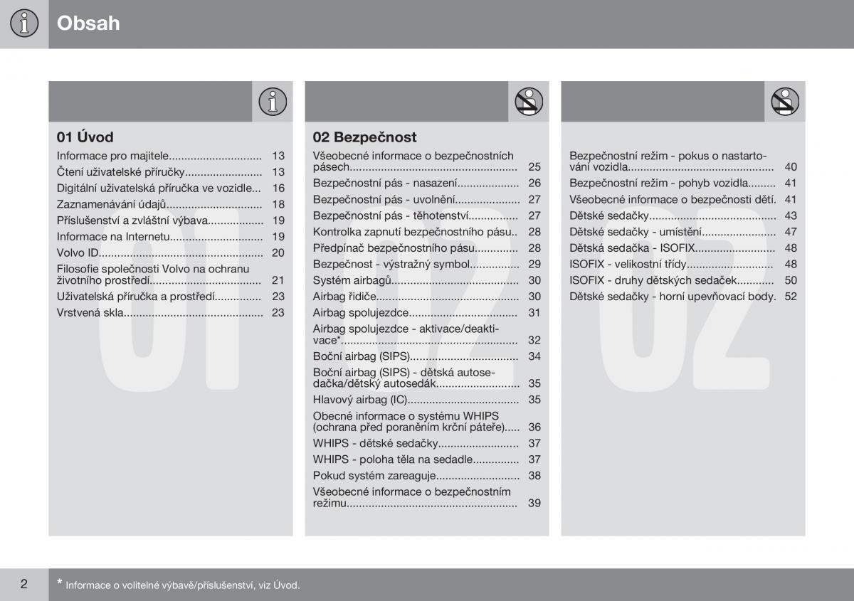 Volvo S60 II 2 navod k obsludze / page 4