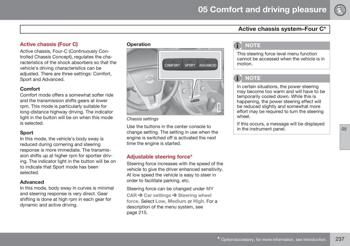 Volvo S60 II 2 owners manual / page 239